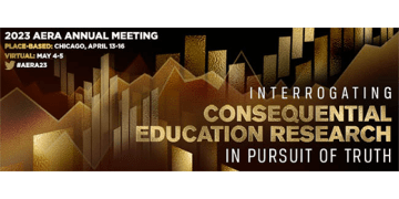 Event art for 2023 American Educational Research Association (AERA) Meeting