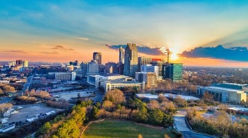 Skyline of Raleigh, North Carolina