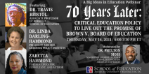 Video still from 70 Years Later: Critical Education Policy to Live Out the Promise of Brown v. Board of Education