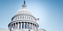 Dome of U.S. Capitol Building in Washington, DC