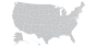 Map of the United States of America.